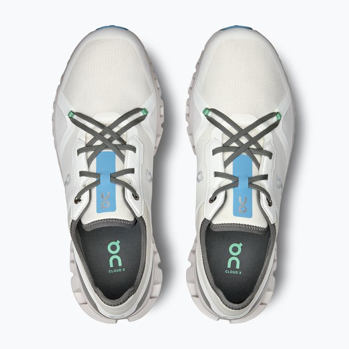 Ανδρικά On Running Cloud X 3 AD undyed λευκό/φλόγα παπούτσια για τρέξιμο 13