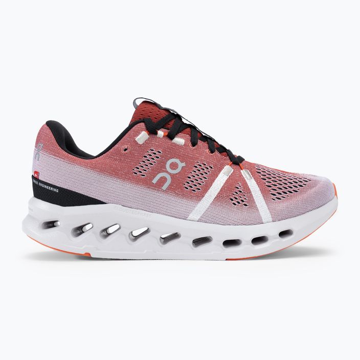 Γυναικεία On Running Cloudsurfer καστανοκόκκινα/παγωμένα παπούτσια για τρέξιμο 2