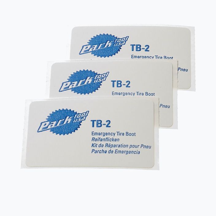 Αυτοκόλλητα μπαλώματα ελαστικών Park Tool TB-2 3 τεμάχια λευκό
