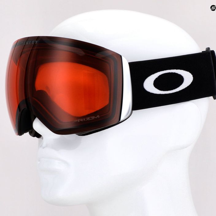 Oakley Flight Deck ματ μαύρο/prizm snow rose γυαλιά σκι OO7050-03 5
