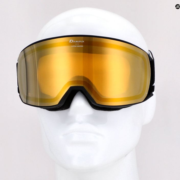 Γυαλιά σκι Alpina Nakiska Q-Lite black matt/gold 6