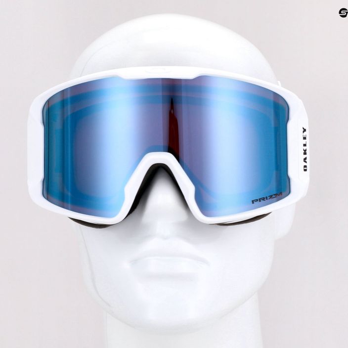 Oakley Line Miner matte white/prizm snow sapphire iridium γυαλιά σκι OO7070-73 6