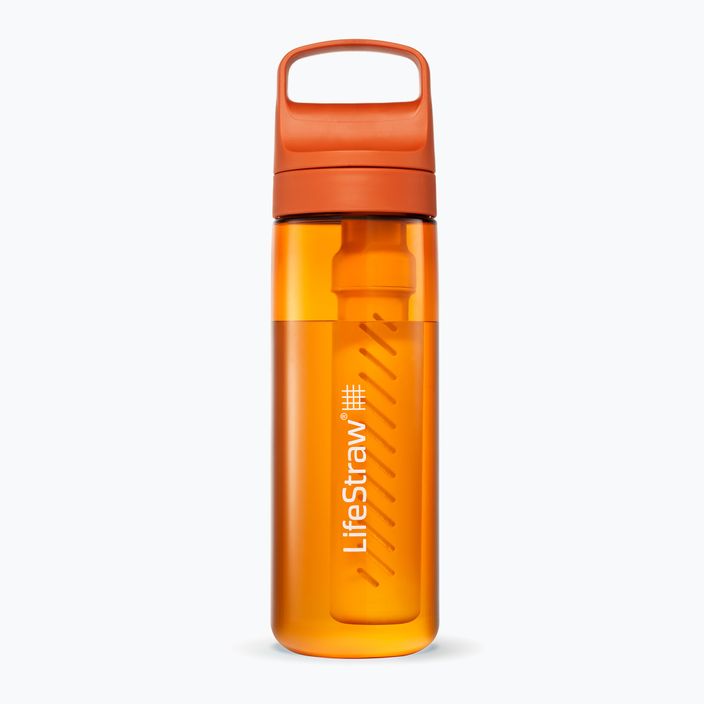 Μπουκάλι ταξιδιού Lifestraw Go 2.0 με φίλτρο 650 ml kyoto orange