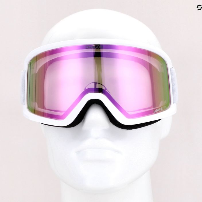 Γυαλιά σκι DRAGON DX3 OTG λευκά/ροζ ιόν 7
