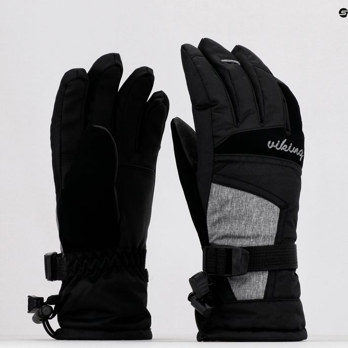 Γυναικεία γάντια σκι Viking Ronda Ski γκρι 113/20/5473/08 9