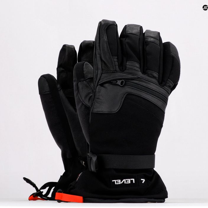 Ανδρικά γάντια snowboard Level Ranger Leather μαύρο 2091 7