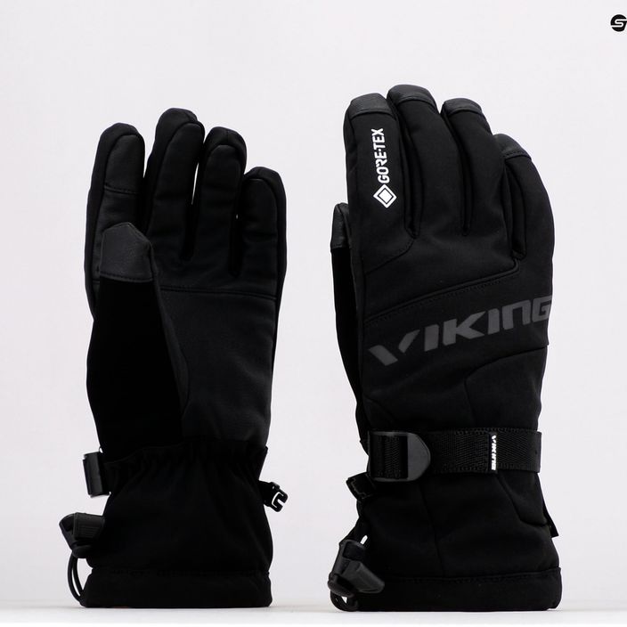 Ανδρικά γάντια σκι Viking Hudson GTX μαύρο 160/22/8282/09 8