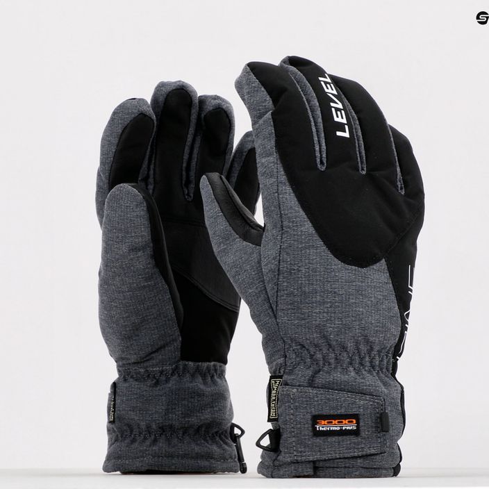 Ανδρικά γάντια σκι Level Alpine γκρι 3343 5