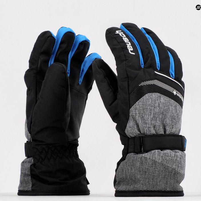 Reusch Bolt GTX παιδικά γάντια σκι μαύρο/γκρι 49/61/305/7687 6