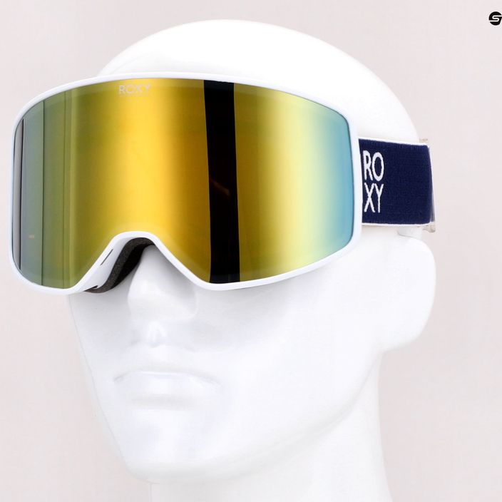 Γυναικεία γυαλιά snowboard ROXY Storm Peak Chic 2021 bright white 7