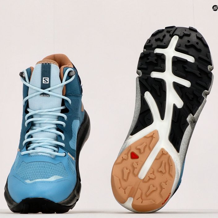 Γυναικείες μπότες πεζοπορίας Salomon Predict Hike Mid GTX μπλε L41460700 17