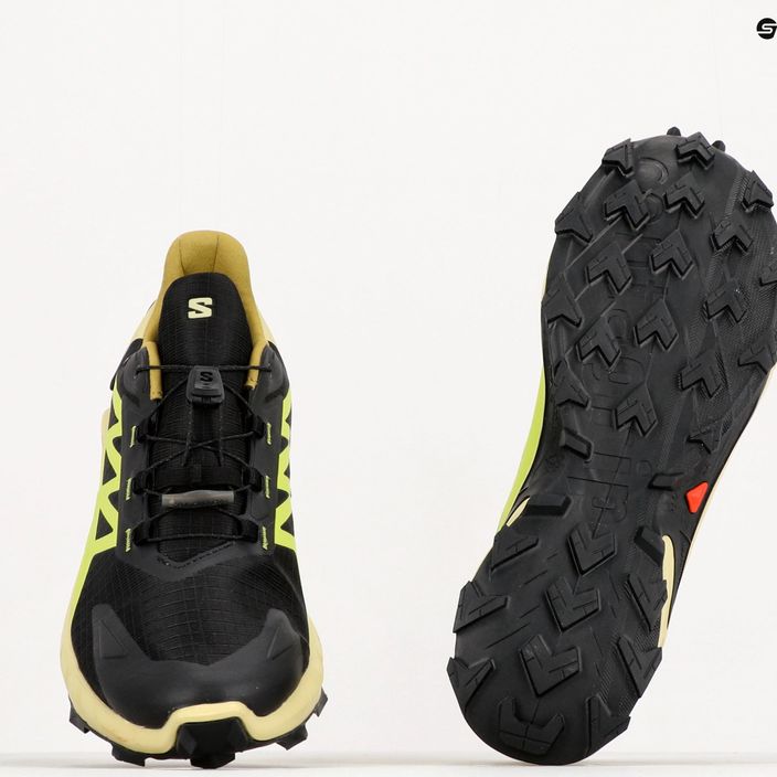 Salomon Supercross 4 GTX ανδρικά παπούτσια για τρέξιμο μαύρο/πράσινο L41731700 14
