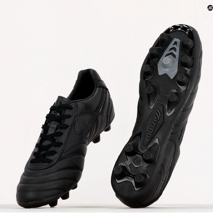 Mizuno Morelia II Elite MD ποδοσφαιρικά παπούτσια μαύρα P1GA22121299 12