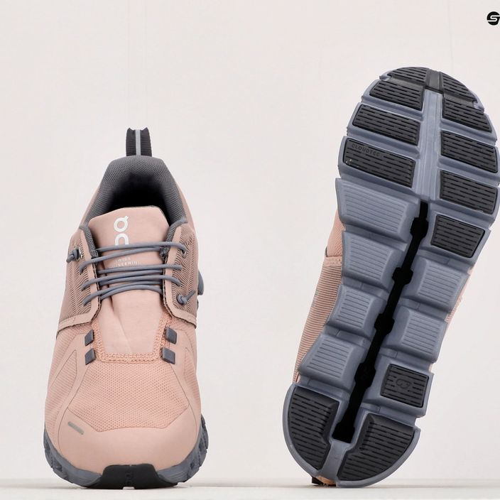 Γυναικεία παπούτσια για τρέξιμο On Cloud 5 Waterproof ροζ 5998527 12