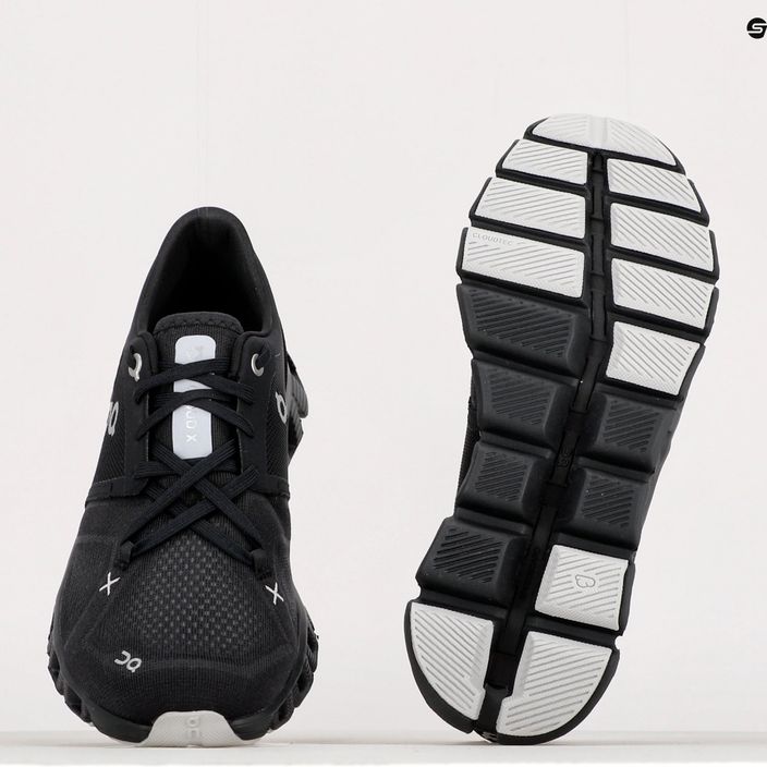 Γυναικεία παπούτσια για τρέξιμο On Cloud X 3 μαύρο 6098696 11