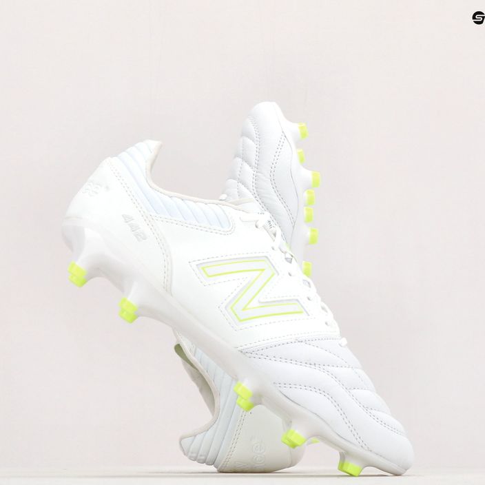 New Balance 442 V2 Pro FG ανδρικά ποδοσφαιρικά παπούτσια λευκό MS41FWW2.D.085 11