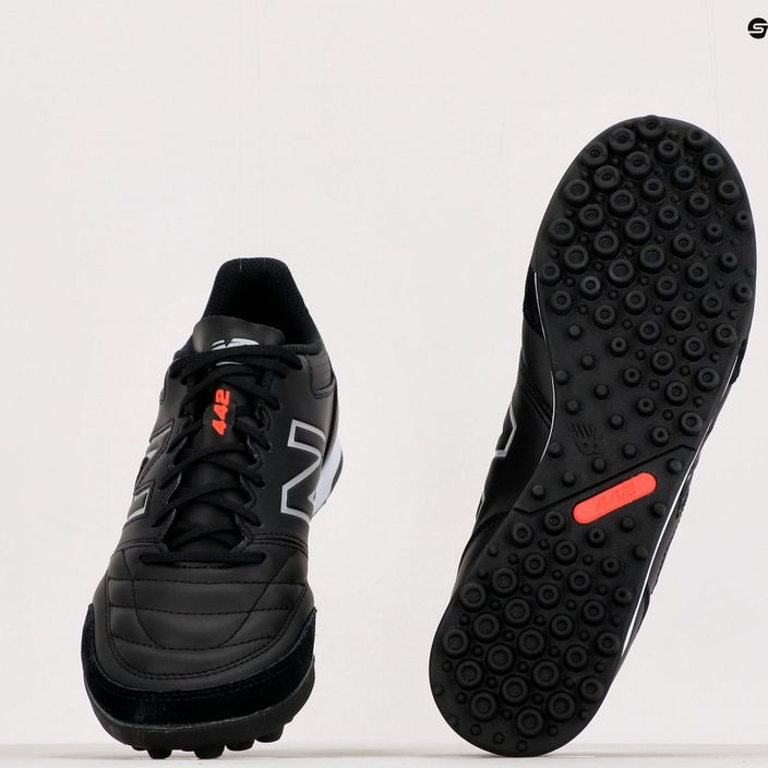New Balance 442 V2 Team TF ανδρικά ποδοσφαιρικά παπούτσια μαύρα MS42TBK2.D.070 10