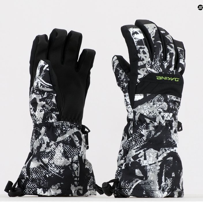 Dakine Yukon παιδικά γάντια snowboard μαύρα-γκρι D10003195 6