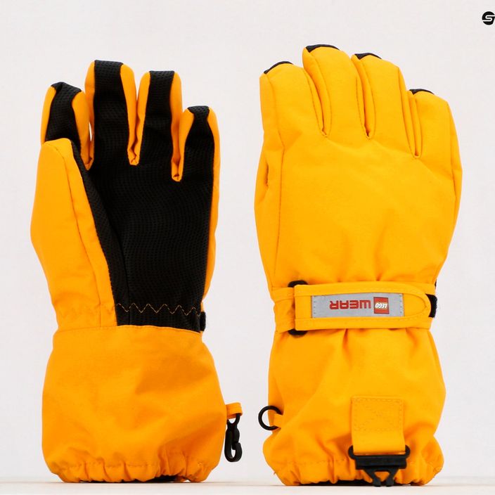 LEGO Lwatlin 700 παιδικά γάντια σκι σκούρο κίτρινο 22865 6