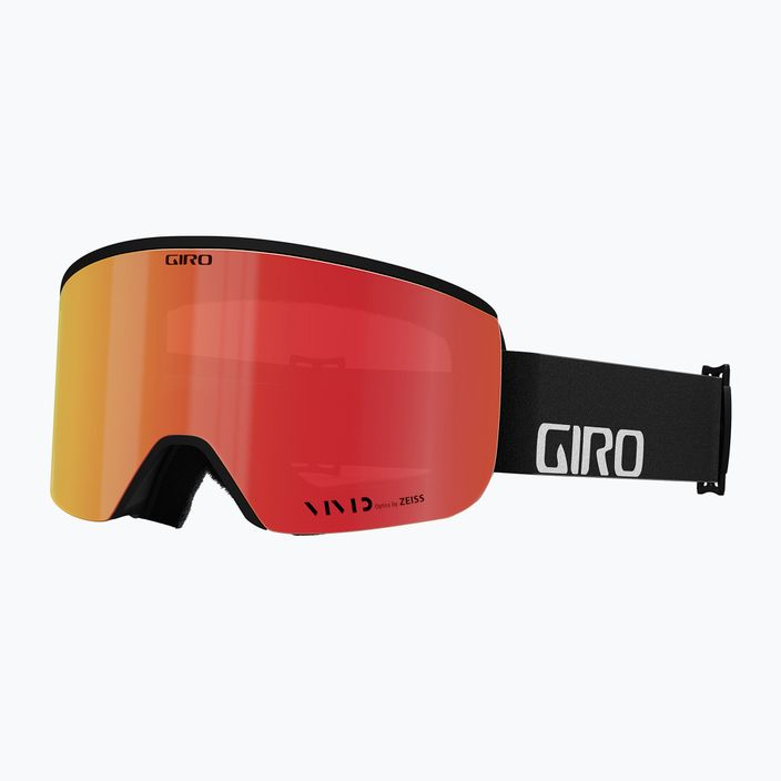 Giro Axis μαύρα γυαλιά σκι με λογότυπο/μέρος/υπέρυθρα γυαλιά σκι 6