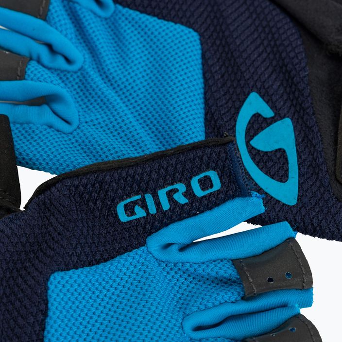 Ανδρικά γάντια ποδηλασίας Giro Bravo Gel μπλε 4