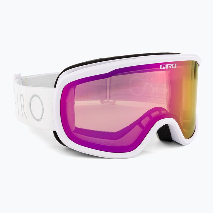 Γυναικεία γυαλιά σκι Giro Moxie λευκό πυρήνα φως/αμπερ ροζ/κίτρινο 2