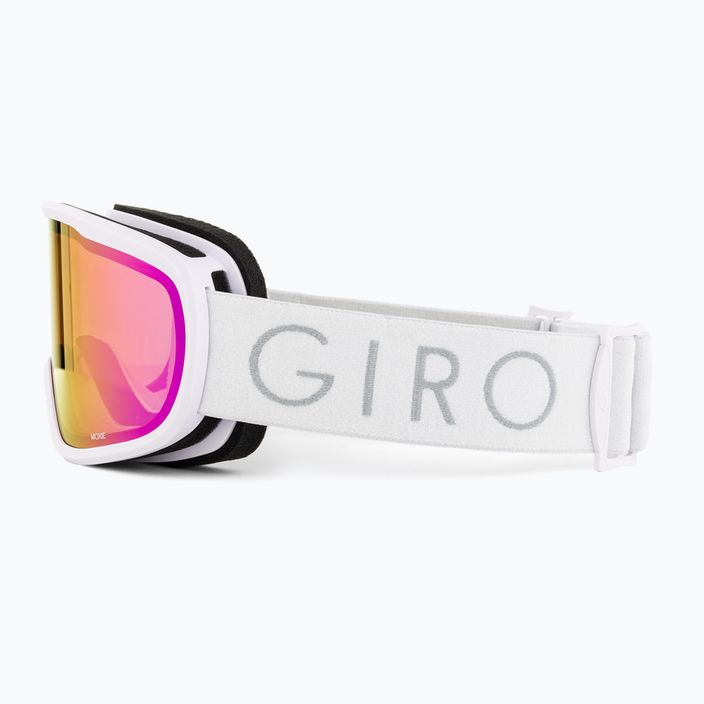 Γυναικεία γυαλιά σκι Giro Moxie λευκό πυρήνα φως/αμπερ ροζ/κίτρινο 5