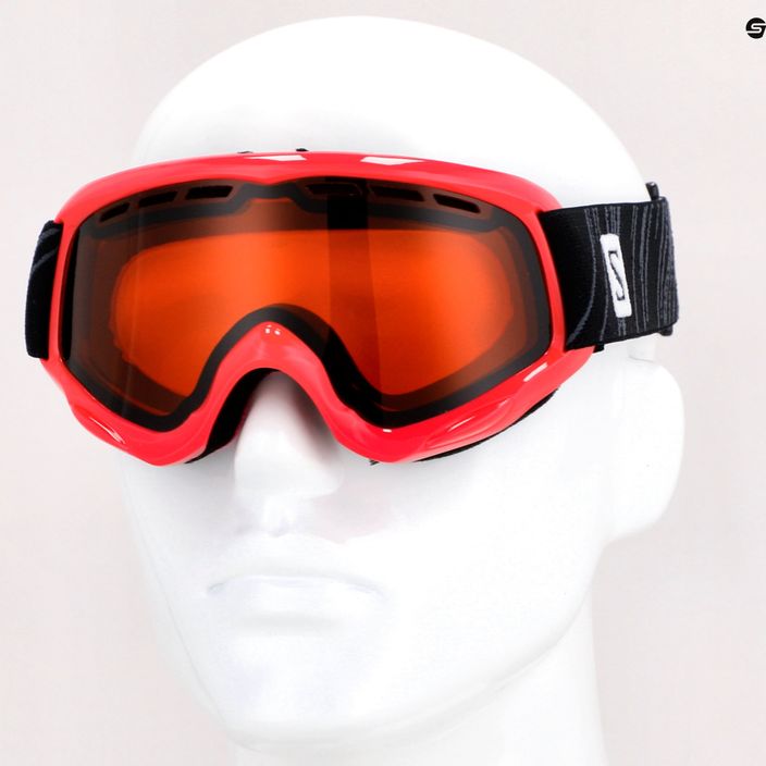 Salomon Juke Access ροζ/τονικό πορτοκαλί παιδικά γυαλιά σκι L39137500 11