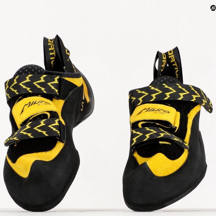 La Sportiva Miura VS ανδρικά παπούτσια αναρρίχησης μαύρο/κίτρινο 555 11