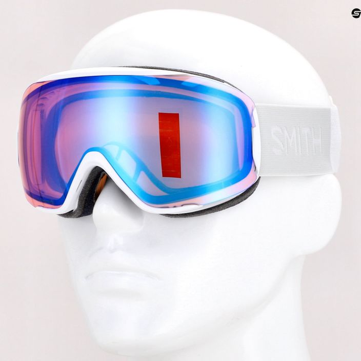 Smith Moment λευκά γυαλιά σκι λευκός ατμός/χρωμοχρωμικό φωτοχρωμικό rose flash M00745 9