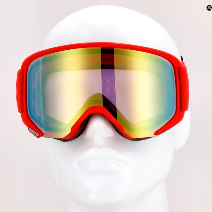 Atomic Savor Stereo κόκκινα ροζ/κίτρινα στερεοφωνικά γυαλιά σκι AN5106002 9