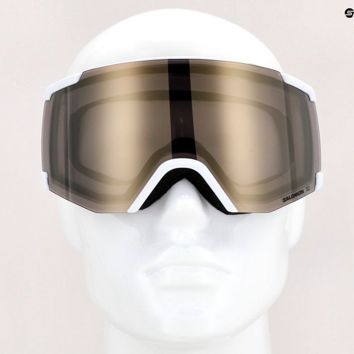 Γυαλιά σκι Salomon S/View λευκό/χρυσό φλας L47006600 11