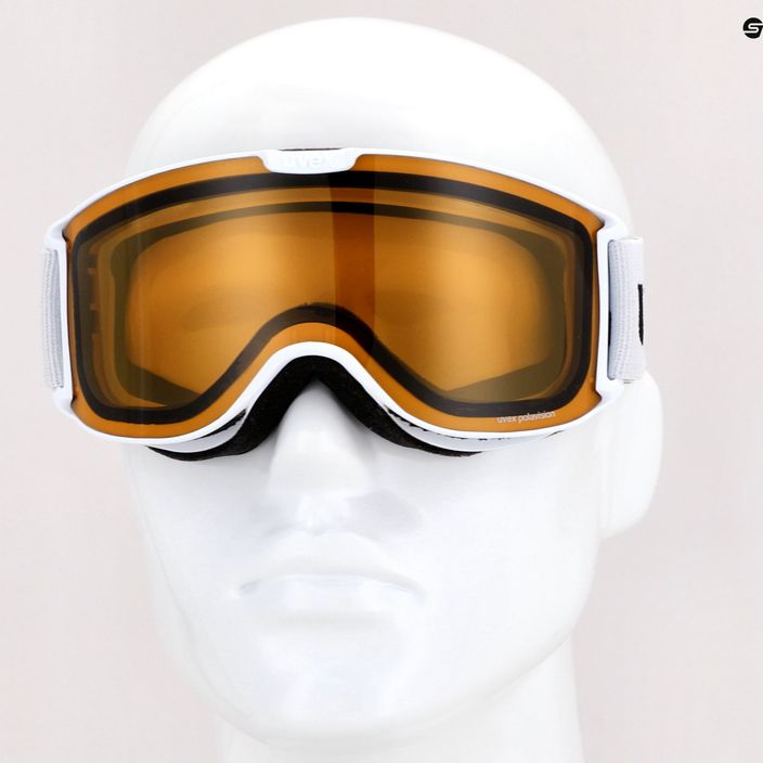 Γυαλιά σκι UVEX Skyper P λευκό ματ/polavision καφέ/καθαρό 55/0/444/1030 7