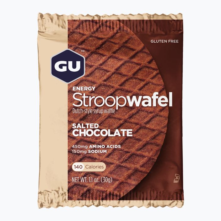 Σνακ GU Energy Stroopwaffle 32 g αλατισμένη σοκολάτα χωρίς γλουτένη