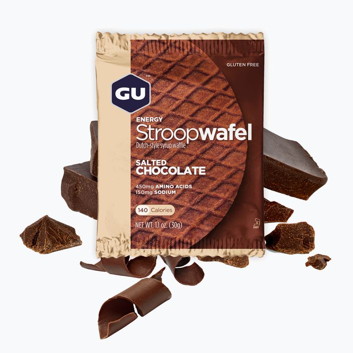 Σνακ GU Energy Stroopwaffle 32 g αλατισμένη σοκολάτα χωρίς γλουτένη 2