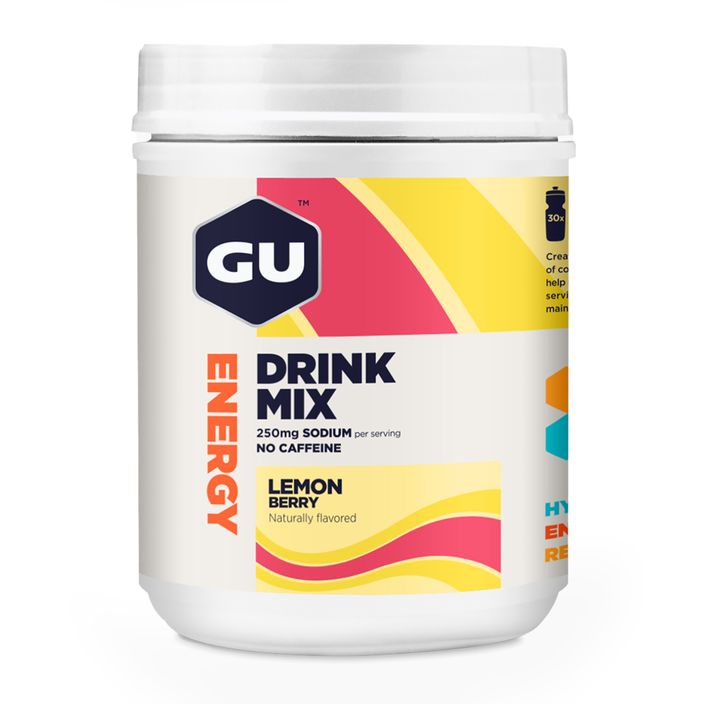 GU Energy Drink Mix 840 g λεμόνι/μύρτι 2