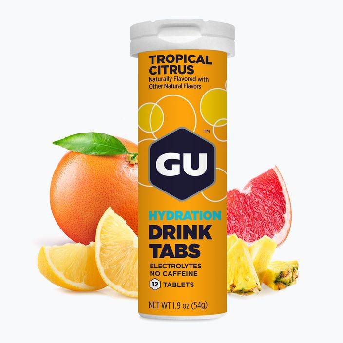 GU Hydration Drink Tabs tropical/citrus 12 ταμπλέτες 2