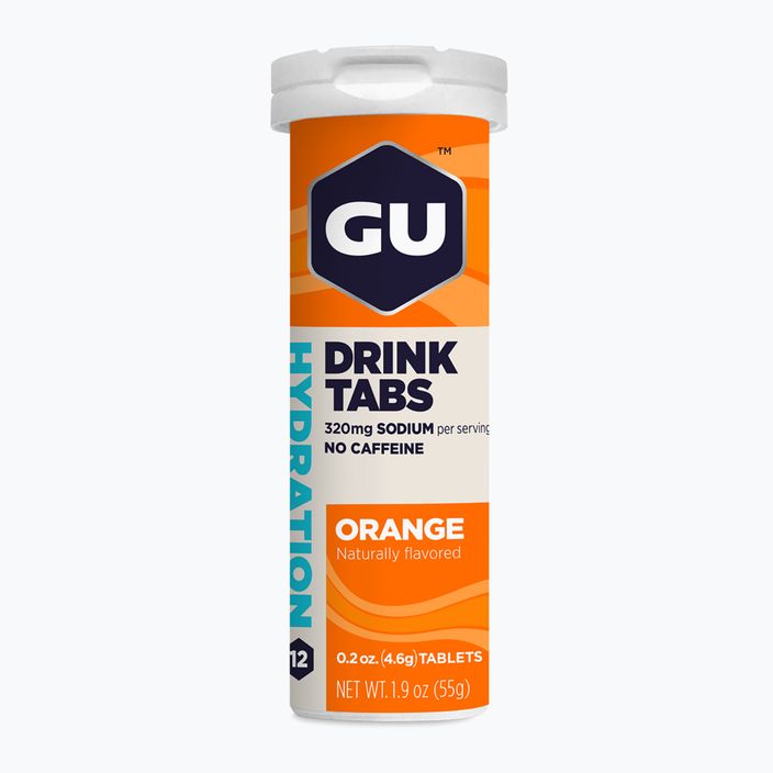 GU Hydration Drink Tabs πορτοκαλί 12 ταμπλέτες