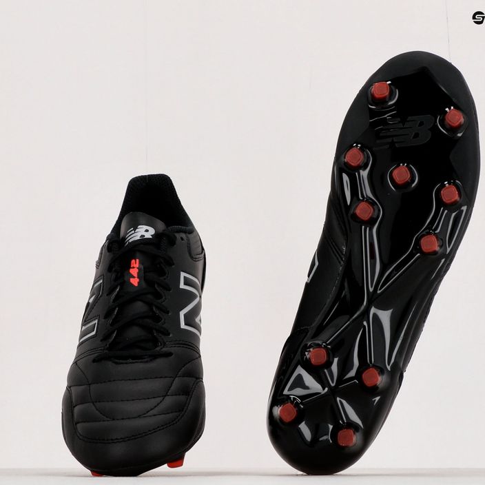 New Balance 442 V2 Team FG ανδρικά ποδοσφαιρικά παπούτσια μαύρα MS42FBK2.D.075 11