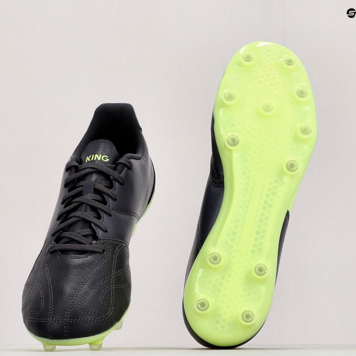 PUMA King Hero 21 FG ανδρικά ποδοσφαιρικά παπούτσια μαύρο-πράσινο 106554 05 11