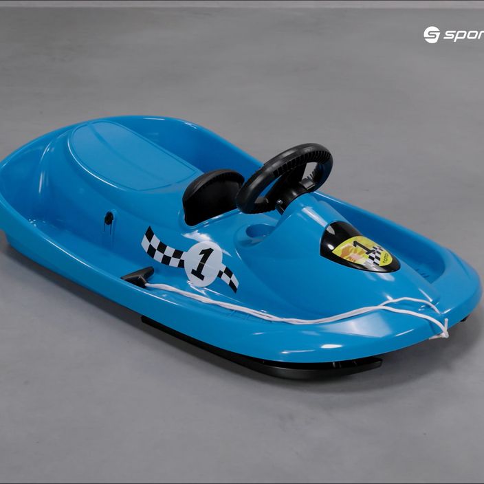 Hamax Sno Formel παιδικό έλκηθρο με τιμόνι μπλε 503412 7