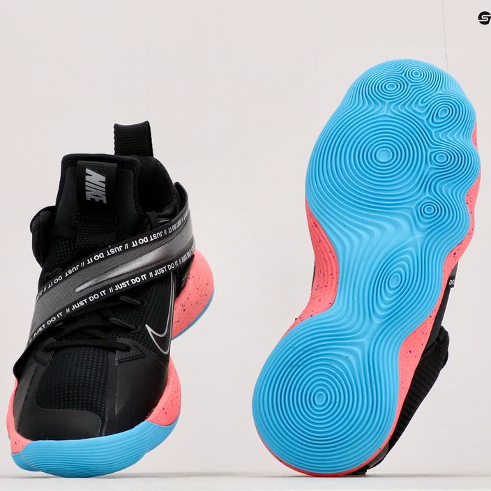 Nike React Hyperset SE παπούτσια βόλεϊ μαύρο/ροζ DJ4473-064 11