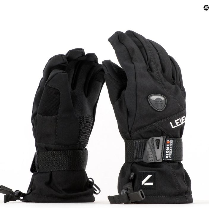 Παιδικά γάντια snowboard Level Fly μαύρο 4001JG.01 7
