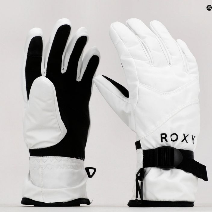 Γυναικεία γάντια snowboard ROXY Jetty Solid 2021 bright white 6