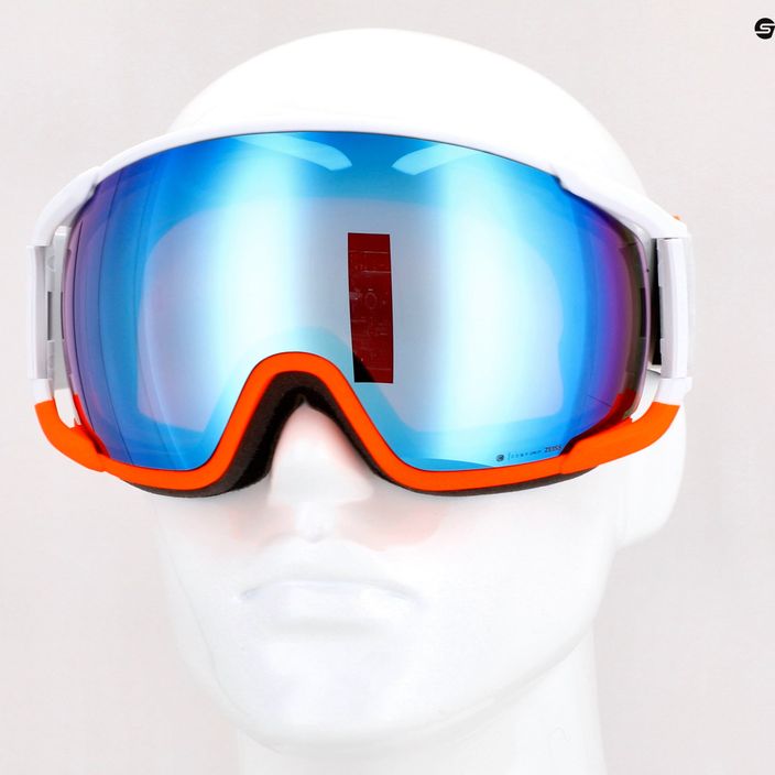 Γυαλιά σκι POC Zonula Clarity Comp white/fluorescent orange/spektris blue 11
