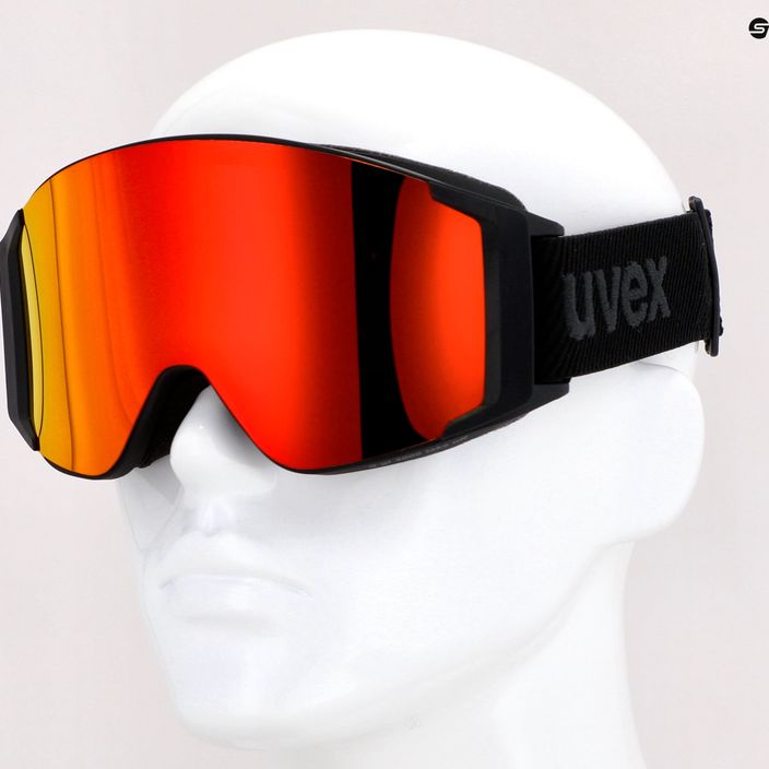 Γυαλιά σκι UVEX G.gl 3000 TOP μαύρο ματ/κόκκινος καθρέφτης polavision/clear 55/1/332/2130 10