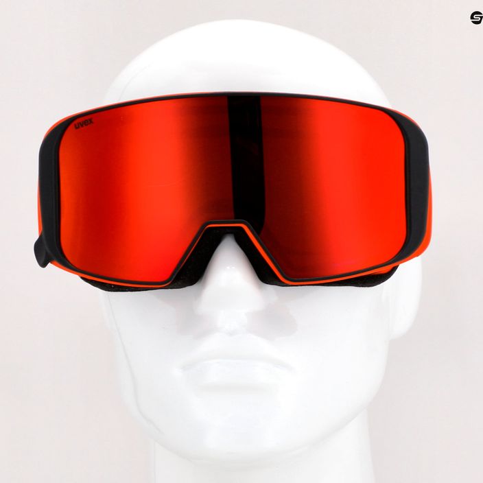 UVEX γυαλιά σκι Saga TO fierce κόκκινο ματ/καθρέφτης κόκκινο laser/χρυσό φωτεινό/καθαρό 55/1/351/3030 13