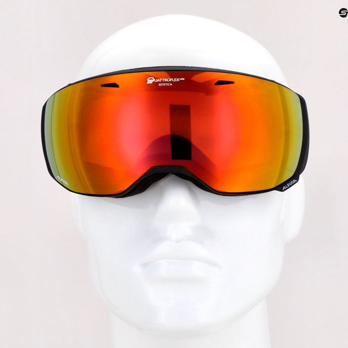 Γυαλιά σκι Alpina Estetica Q-Lite black/rose matt/rainbow sph 10