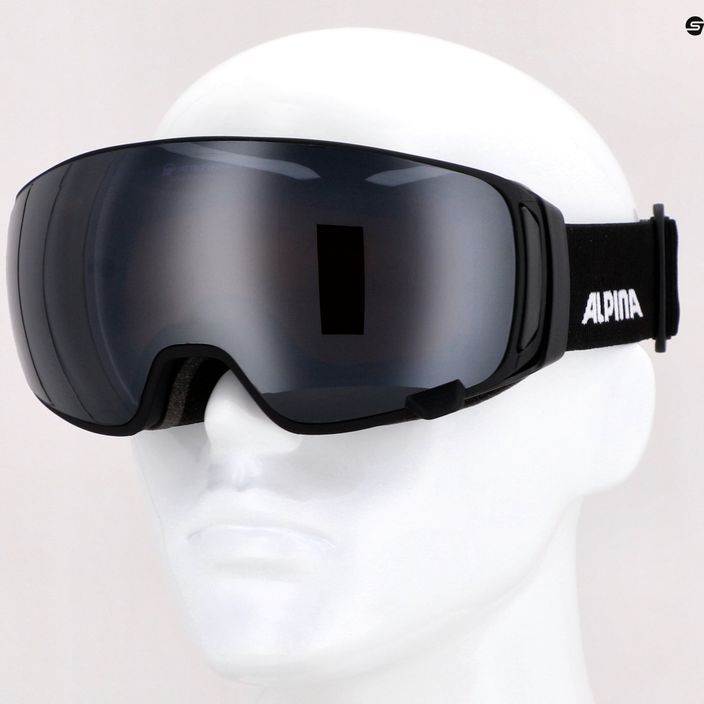 Γυαλιά σκι Alpina Double Jack Mag Q-Lite black matt/mirror black 12