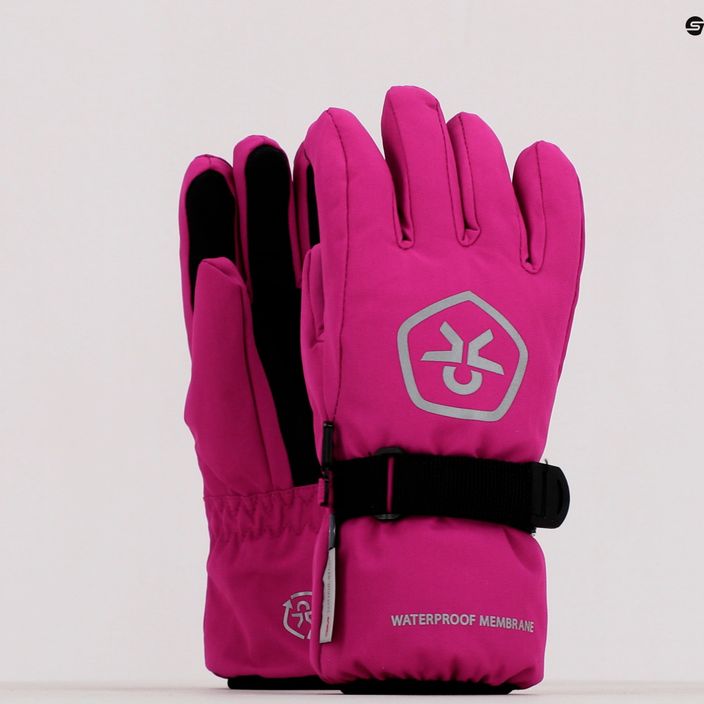 Χρώμα Παιδικά γάντια σκι Αδιάβροχο ροζ 740815 7